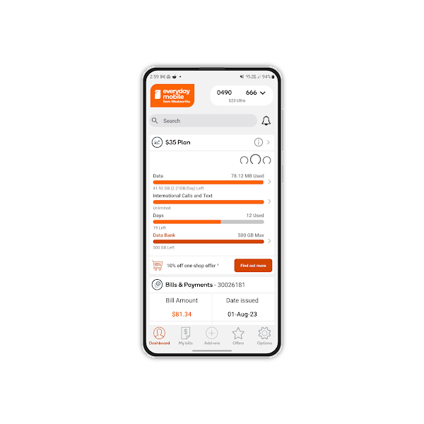 Woolworths mobile