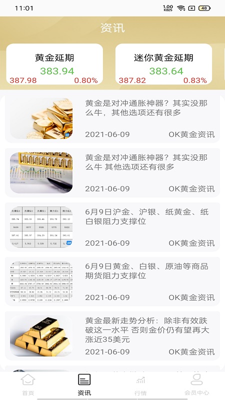 OK黄金资讯最新版